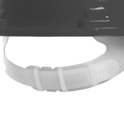 Capacete de Proteção HDPE 6P Cinzento REG. CHEMITOOL SAFETY