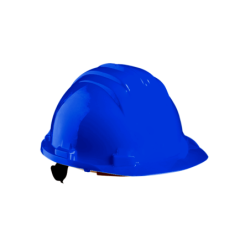CAPACETE PROTEÇÃO HDPE 6P AZUL REG. RODA