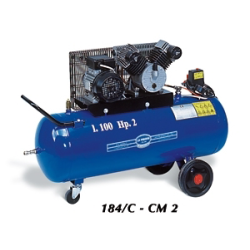 Compressor de Alta Profissionalidade - de Uma-Duas Etapas de Correia de Transmissão - Lubrificado 184/C - CM2 LA PADANA