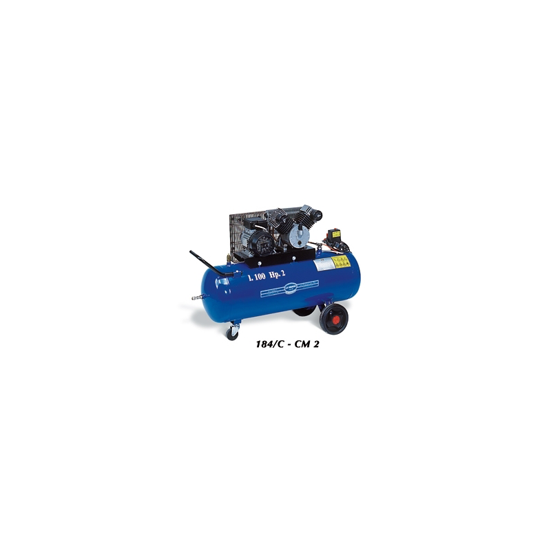 Compressor de Alta Profissionalidade - de Uma-Duas Etapas de Correia de Transmissão - Lubrificado 184/C - CM2 LA PADANA
