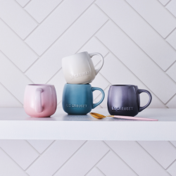 Stoneware Mug 320ml Shell Pink - Coupe