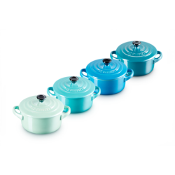 SET DE 4 MINI COCOTTES METALLICS COOL MI