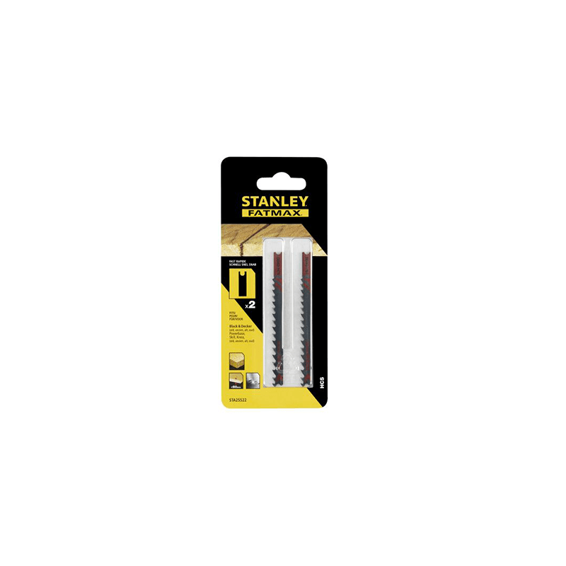 2 lâminas HCS para corte rápido e basto 2 lâminas HCS para corte rápido e basto