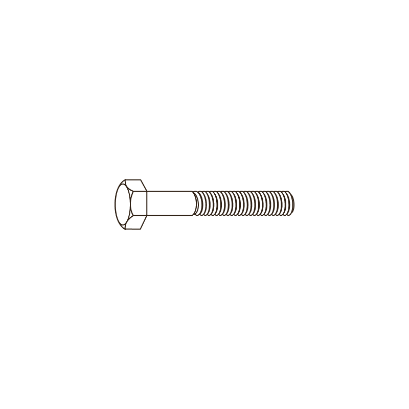 CHEMITOOL FASTENERS Partial Thread Hexagon Screw - Structures DIN 6914 M16X80 10.9 without Finishing