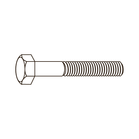 CHEMITOOL FASTENERS Partial Thread Hexagon Screw - Structures DIN 6914 M16X80 10.9 without Finishing