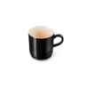 Caneca Média em Grés 200ml Preto Onyx