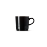 Caneca Média em Grés 200ml Preto Onyx