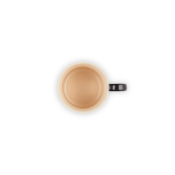 Taza Mediana Grés 200ml Negro Onyx