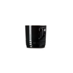 Caneca Média em Grés 200ml Preto Onyx