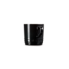 Caneca Média em Grés 200ml Preto Onyx