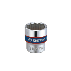 KING TONY 3/8' 6 Points Standard Metric Socket 22mm