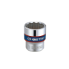 KING TONY 3/8' 6 Points Standard Metric Socket 22mm