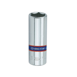 KING TONY 1/4' 6 Points Metric Deep Socket 14mm