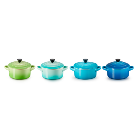 Set 4 Mini Cocottes 250ml Caribe, Marseille, Palm e Cool Mint