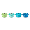 Set 4 Mini Cocottes 250ml Caribe, Marseille, Palm e Cool Mint