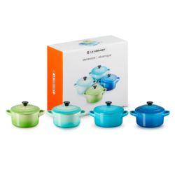 Set 4 Mini Cocottes 250ml Caribe, Marseille, Palm e Cool Mint
