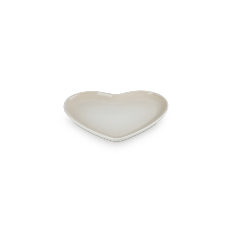 Heart Plate 23cm Meringue - L'Amour Heart Plate 23cm Meringue - L'Amour