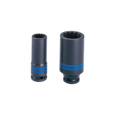 KING TONY 21mm 1/2' 12 Points Metric Deep Impact Socket