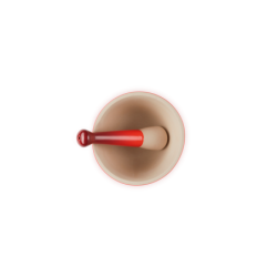 Stoneware Pestle & Mortar 300ml Cerise