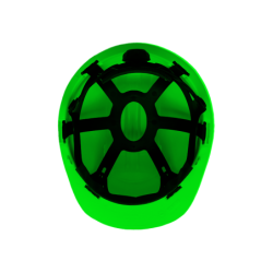 Capacete Proteção HDPE 6P Verde REG. ROD CHEMITOOL SAFETY