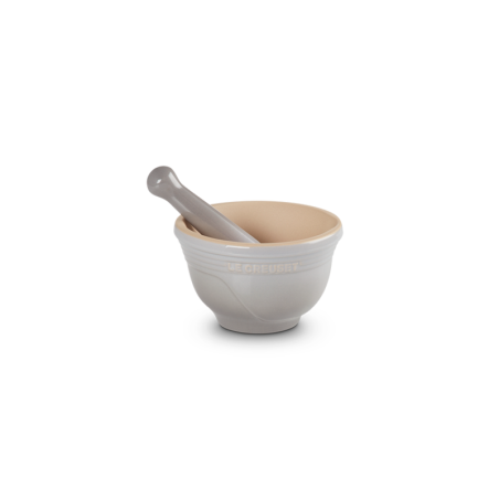 Stoneware Pestle & Mortar 300ml Mist Grey