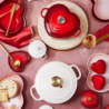 Mini Cocotte Corazones Blanco 10cm - L'Amour
