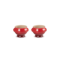 Set of 2 Soup Bowl without Lid 600ml Cerise