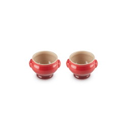 Set of 2 Soup Bowl without Lid 600ml Cerise