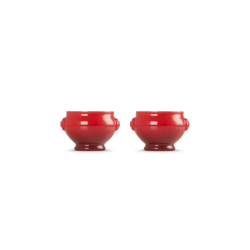 Set of 2 Soup Bowl without Lid 600ml Cerise