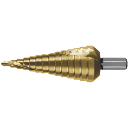 RUKO Stainless Drills, CBN Rectified, Spiral Slot With Cross Shaft HSS-TiN (Nº2)