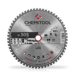 Disco Pastilhado Aço 305x25,4 Z60 CHEMITOOL CUTTING