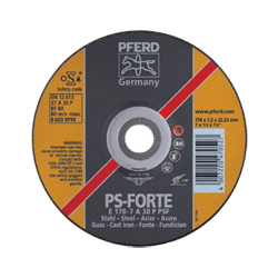 PFERD Grinding Wheels Universal Line PSF Steel E 115-7 A 30 P PSF/22,23