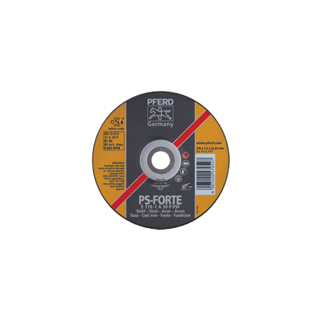 Discos De Rebarbar Linha Universal PS-Forte Aço E Ferro Fundido PFERD E 178-8 A 30 P PSF/22,23