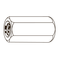 D6334-ZN PORCA LIGACAO |6| M5X20