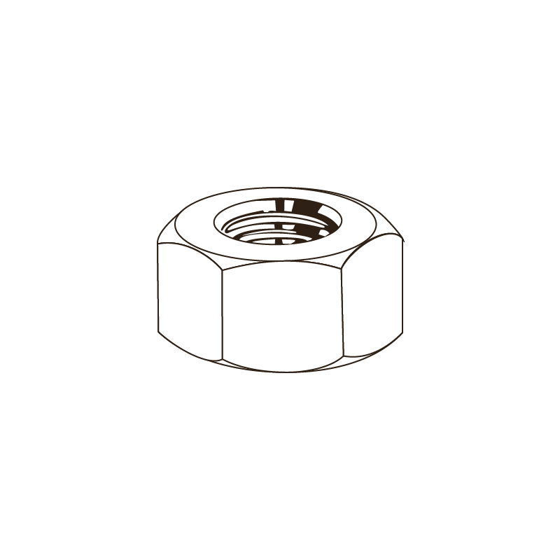 ANSI B1822-ZN PORCA UNC 7/16