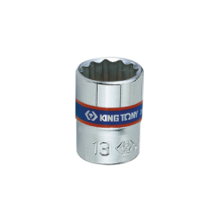 KING TONY 1/4' 13mm 6 Points Standard Metric Socket