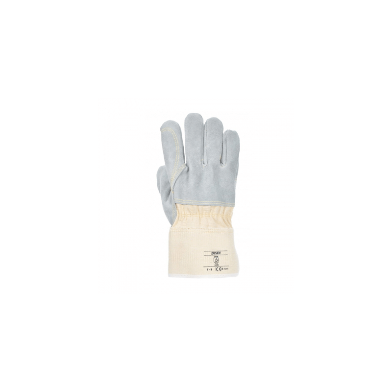 Luva Tipo Americano Crute Bovino com Forro CHEMITOOL SAFETY