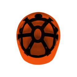 Casco Protección HDPE 6P NARANJA REG.R CHEMITOOL SAFETY
