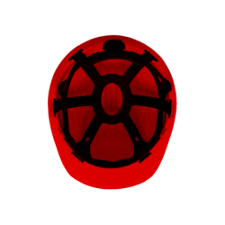 CHEMITOOL SAFETY HDPE 6P Red REG Helmet