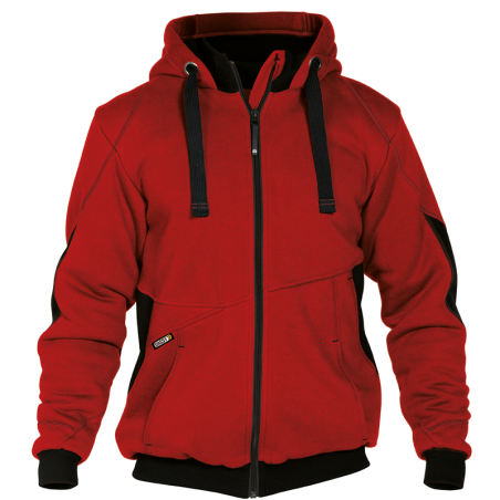 DASSY Pulse Jacket M +/- 290 g/m² Red/Black