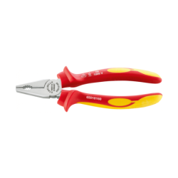 STAHLWILLE VDE Combination Plier Insulated, with Plastic Sleeves Handle 200 mm