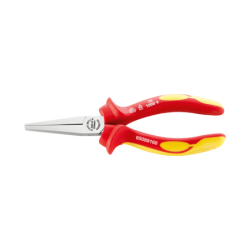 Alicate de Ponta Plana VDE, Comprido, com Cabo em Plástico STAHLWILLE 160 mm