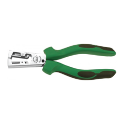 STAHLWILLE Wire Stripping Plier s from 0,3 to 1,2 mm Diameter, Chrome Plated Head and Multi-Component Handle 160 mm