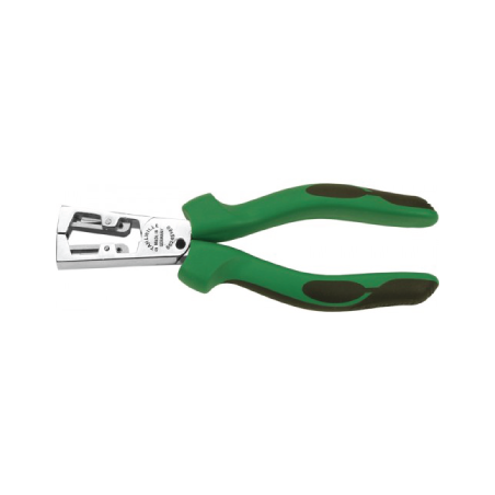STAHLWILLE Wire Stripping Plier s from 0,3 to 1,2 mm Diameter, Chrome Plated Head and Multi-Component Handle 160 mm