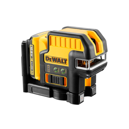 Laser Autonivelante DeWalt De Linhas Em Cruz E 5 Pontos Feixe Verde 10,8V