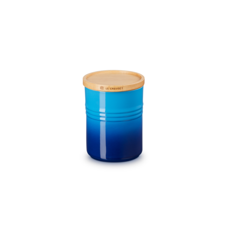 Stoneware Medium Storage Jar 540ml - Azure
