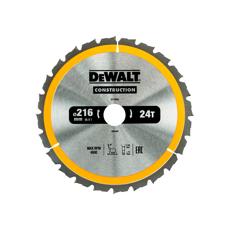 Hoja para sierra circular estacionaria DeWalt (236mm x 30mm x 24D) Hoja para sierra circular estacionaria DeWalt (236mm x 30mm x 24D)