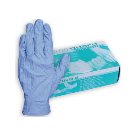 Guante desechable de nitrilo sin polvo X-fine CHEMITOOL