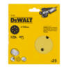 25 Discos De Lixa Com Velcro 150mm DeWalt G120