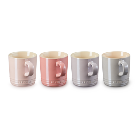 Conjunto de 4 Canecas Tons Pastel - Metallics